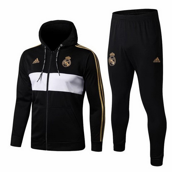 Chandal Real Madrid 2019 2020 Negro Blanco